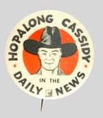 "HOPALONG CASSIDY IN THE DAILY NEWS."