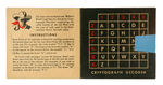 "WEBER'S LONE RANGER CRYPTOGRAPH DECODER."