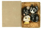 FELIX THE CAT/SNOWFLAKE HIGH QUALITY PAINTED SOAP FIGURES BOXED.