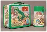 "LAND OF THE LOST" METAL LUNCH BOX WITH THERMOS.