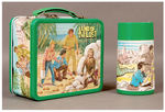 "LAND OF THE LOST" METAL LUNCH BOX WITH THERMOS.