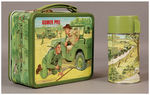 "GOMER PYLE USMC" METAL LUNCH BOX WITH THERMOS.