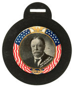 TAFT WATCH FOB FEATURING GRAPHIC BUTTON.