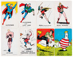 COMIC STARS INC. CARDS FEATURING SUPERMAN, BUCK ROGERS AND MORE.