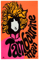 BOB DYLAN “TAMBOURINE MAN” PSYCHEDELIC BLACKLIGHT POSTER.