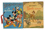 DISNEY CHARACTER HANKY BOOKS.