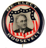 FDR GRAPHIC 1936 BUTTON.
