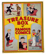 “TREASURE BOX OF FAMOUS COMICS”COMIC STRIP REPRINT BOOK BOXED SET.