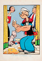 “POPEYE” AND “POPEYE THE PIRATE” ENGLISH BOOK PAIR.