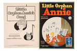 COMIC CHARACTER SHEET MUSIC NINE PIECE LOT INCLUDING “ORPHAN ANNIE”.