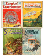 "ELECTRICAL EXPERIMENTER/SCIENCE AND INVENTION" MAGAZINE LOT.
