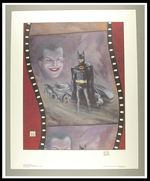 BOB KANE SIGNED BATMAN COMMEMORATIVE PRINT SET.