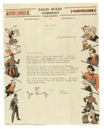 "KING COMICS/ACE COMICS" LETTER.