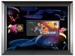 "STAR TREK" US POSTAL SERVICE LIMITED EDITION WILLIAM SHATNER & LEONARD NIMOY SIGNED DISPLAY.