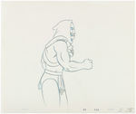 "HE-MAN AND THE MASTERS OF THE UNIVERSE" ORIGINAL SKELETOR PRODUCTION DRAWING & ANIMATION CEL SETUP.