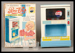 "BATTERY OPERATED PEPSI-COLA DISPENSER BANK" RARE BOXED LINE MAR TOY.