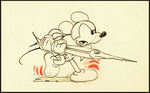 MICKEY MOUSE PENCIL DRAWING FROM SHANGHAIED.