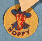 "HOPALONG CASSIDY - AMERICA'S MOST LOVED COWBOY AND TOPPER HIS HORSE" BOXED OUTFIT SET.