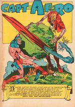 "CAPTAIN AERO COMICS" #26 AUGUST 1946 ISSUE.