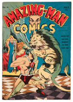 "AMAZING-MAN COMICS" #14 JULY 1940 ISSUE.