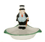 JIGGS SMALL CHINA FIGURAL ASHTRAY.