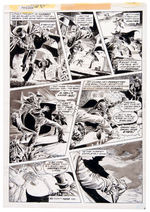 "DRACULA LIVES!" MARVEL COMICS MAGAZINE ORIGINAL ART PAGES.