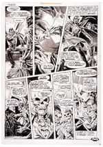 "DRACULA LIVES!" MARVEL COMICS MAGAZINE ORIGINAL ART PAGES.