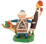 “BLATZ BEER” BASEBALL THEME FIGURAL COUNTER DISPLAY.