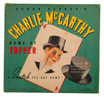 “CHARLIE McCARTHY  GAME OF TOPPER/ FLYING HATS” GAME PAIR.