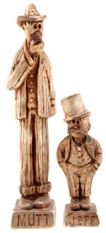 MUTT AND JEFF FIGURE TRIO.