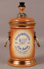 JIM BEAM CLUB COOKIE JAR.