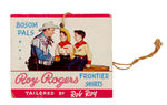"ROY ROGERS FRONTIER SHIRTS" TAG.