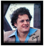 "HARRY CHAPIN - SEQUEL" SIGNED & FRAMED TOUR PROGRAM.