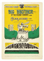 BIG BROTHER & THE HOLDING COMPANY HANDBILL.