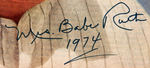 "MRS. BABE RUTH" SIGNED MAGAZINE PAGE.