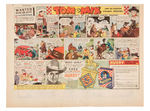 "TOM MIX" LOT OF TEN RADIO PREMIUM PROMO ADS.