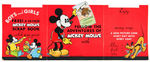 "MICKEY MOUSE" RECIPE SCRAPBOOK DISPLAY SIGN.