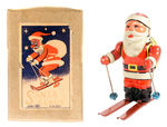 "SANTA CLAUS" ON SKIIS BOXED WINDUP.