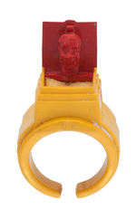 HOWDY DOODY JACK-IN-THE-BOX RING RED TOP VARIETY.