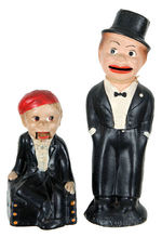 CHARLIE McCARTHY COMPOSITION BANK PAIR.