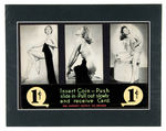 PIN-UP RELATED EXHIBIT CARD VENDING MACHINE DISPLAY CARDS.