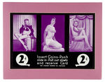 PIN-UP RELATED EXHIBIT CARD VENDING MACHINE DISPLAY CARDS.