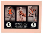 PIN-UP RELATED EXHIBIT CARD VENDING MACHINE DISPLAY CARDS.