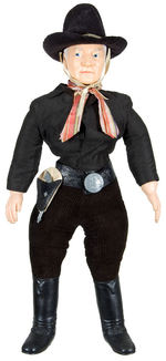 HOPALONG CASSIDY LARGE DOLL BY IDEAL.