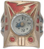 CAPTAIN MARVEL ROCKET RAIDER COMPASS RING.