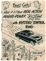 "MAGNO-POWER '50 FORD WITH MYSTERY CONTROL RING" COMPLETE BOXED PREMIUM.