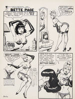 "FOCUS ON BETTIE PAGE PREMIERE ISSUE" RARE 1963 MAGAZINE.