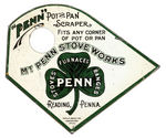 "'PENN' POT AND PAN SCRAPER."