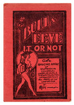 “BULL-EEVE IT OR NOT” 16-PAGER.