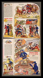 HOPALONG CASSIDY CUT OUT BURRY'S COOKIES BOX PANELS.